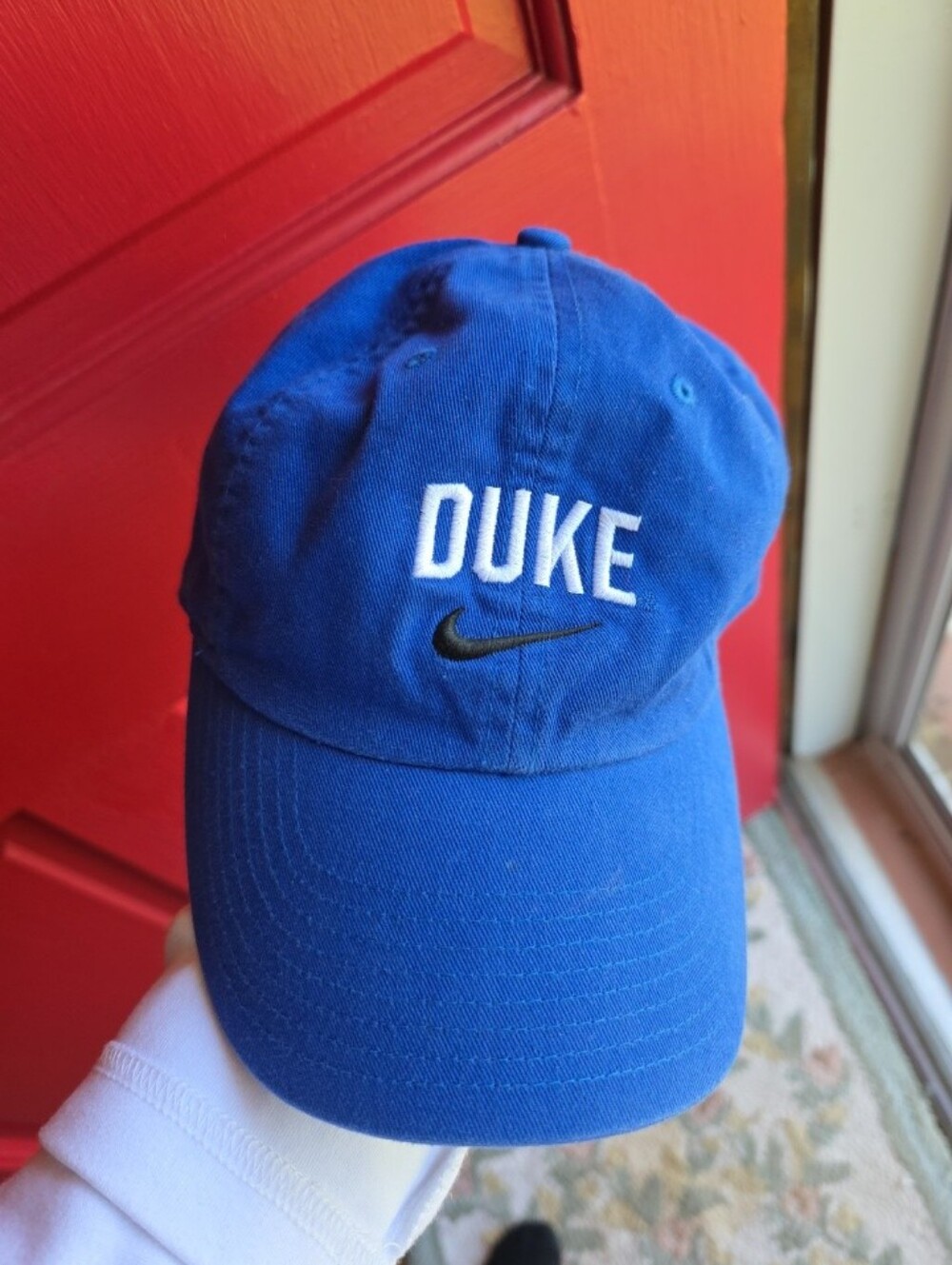 Nike Royal Blue 'DUKE' Embroidered Baseball Cap